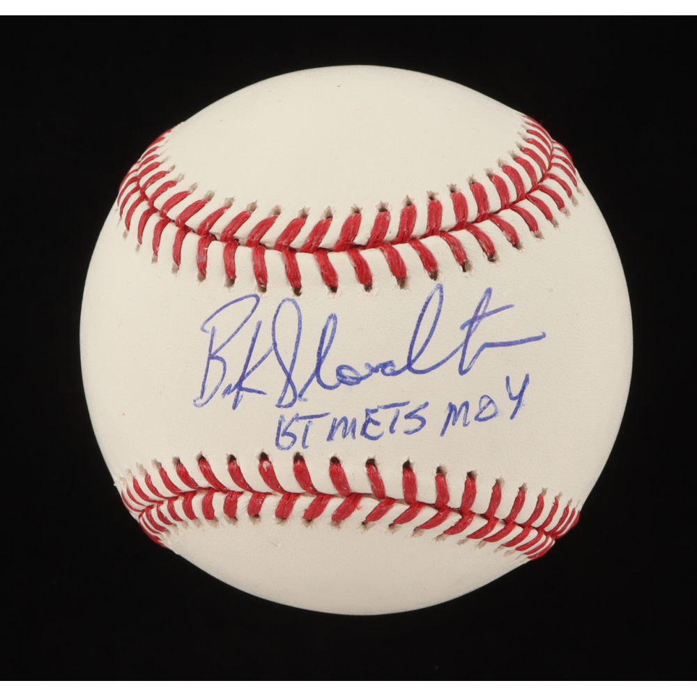 Buck Showalter Signed OML Baseball Inscribed "1st Mets MOY" (Beckett) at PristineAuction.com