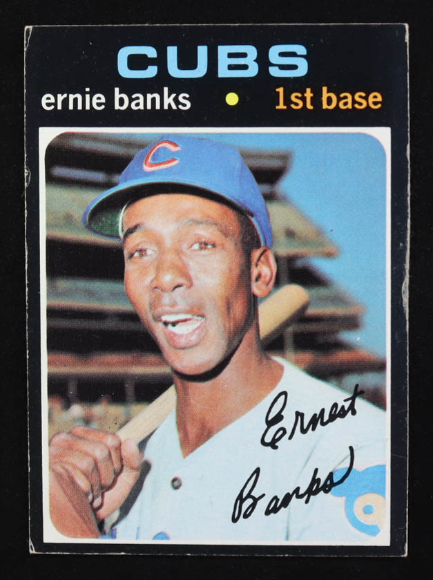 Ernie Banks 1971 Topps #525 at PristineAuction.com Ernie Banks 1971 Topps #525 at PristineAuction.com