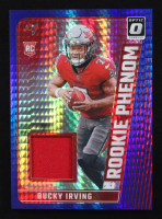 Bucky Irving 2024 Donruss Optic Rookie Phenoms Blue Hyper #10 RC at PristineAuction.com