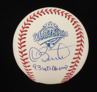 Dave Stewart Signed Official 1993 World Series Logo Baseball Inscribed "93 WS Champ" (Beckett) at PristineAuction.com