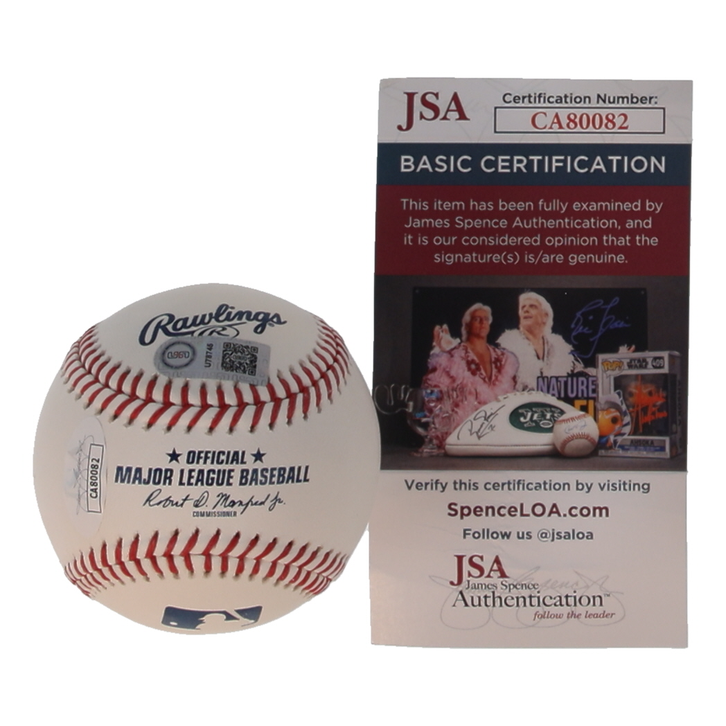 Jose Bautista Signed OML Baseball (JSA & USA Marketing) at PristineAuction.com Jose Bautista Signed OML Baseball (JSA & USA Marketing) at PristineAuction.com