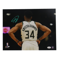 Giannis Antetokounmpo Signed Bucks 11x14 Photo (JSA) at PristineAuction.com