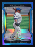 Johan Santana 2009 Finest Refractors Blue #57 #289/399 at PristineAuction.com