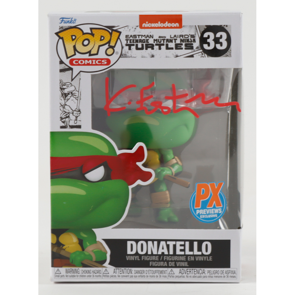 Kevin Eastman Signed "Teenage Mutant Ninja Turtles" #33 Donatello Funko Pop! Vinyl Figure (PA) at PristineAuction.com
