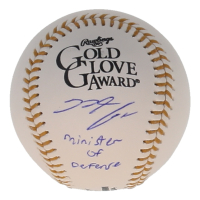 Nolan Arenado Signed Golden Glove Award Baseball Inscribed "Minister Of Defense" (JSA & USA SM) at PristineAuction.com