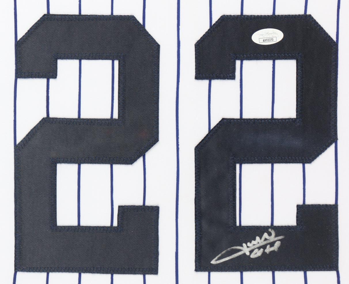 Juan Soto Signed Yankees Custom Framed Jersey Display (JSA) at PristineAuction.com Juan Soto Signed Yankees Custom Framed Jersey Display (JSA) at PristineAuction.com