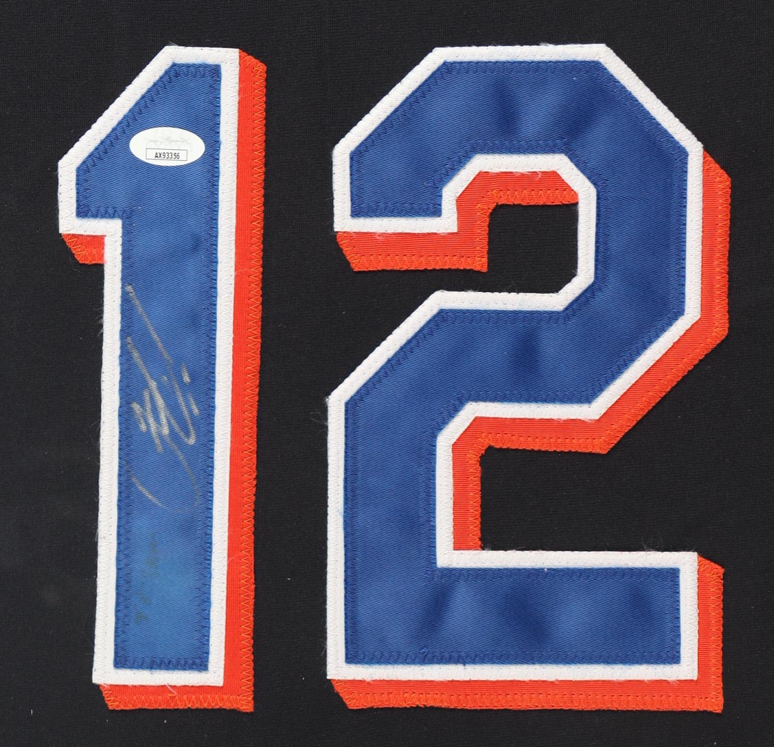 Fransisco Lindor Signed Mets Custom Framed Jersey Display (JSA) at PristineAuction.com Fransisco Lindor Signed Mets Custom Framed Jersey Display (JSA) at PristineAuction.com
