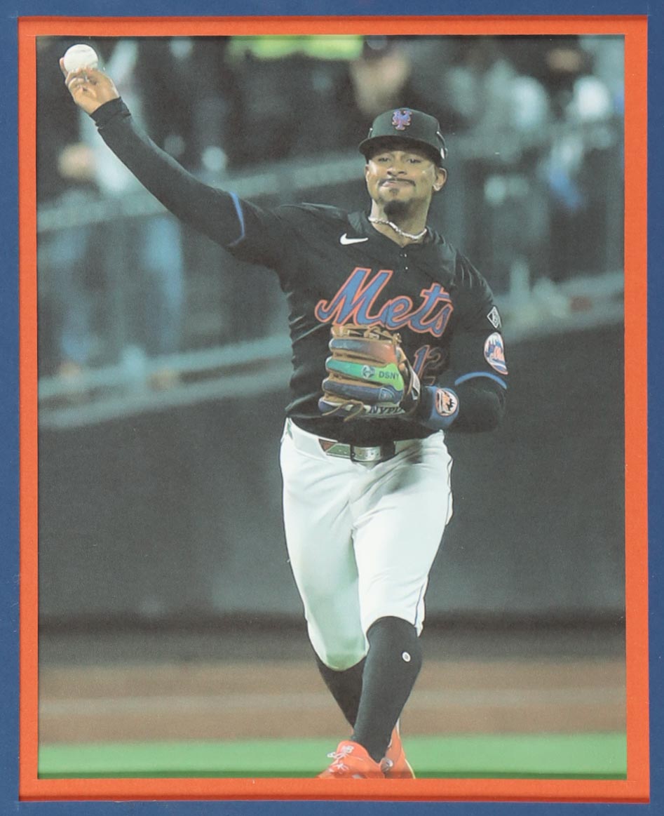 Fransisco Lindor Signed Mets Custom Framed Jersey Display (JSA) at PristineAuction.com Fransisco Lindor Signed Mets Custom Framed Jersey Display (JSA) at PristineAuction.com