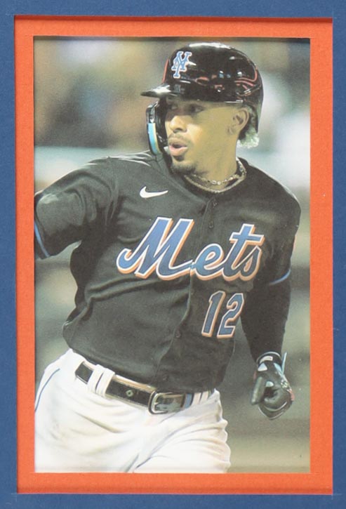 Fransisco Lindor Signed Mets Custom Framed Jersey Display (JSA) at PristineAuction.com Fransisco Lindor Signed Mets Custom Framed Jersey Display (JSA) at PristineAuction.com