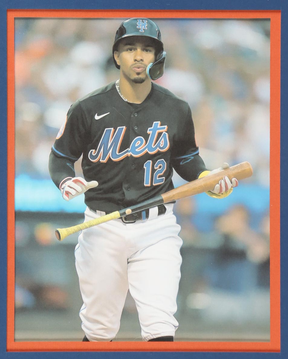 Fransisco Lindor Signed Mets Custom Framed Jersey Display (JSA) at PristineAuction.com Fransisco Lindor Signed Mets Custom Framed Jersey Display (JSA) at PristineAuction.com