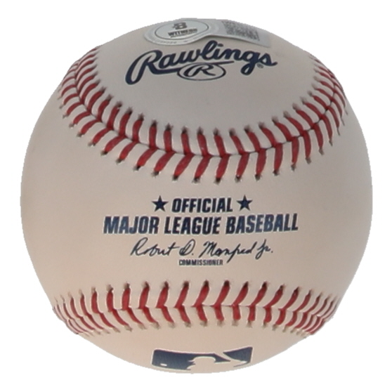 Marcell Ozuna Signed OML Baseball Inscribed "Ozuna From The Braves" (Beckett) at PristineAuction.com Marcell Ozuna Signed OML Baseball Inscribed "Ozuna From The Braves" (Beckett) at PristineAuction.com