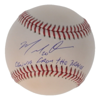 Marcell Ozuna Signed OML Baseball Inscribed "Ozuna From The Braves" (Beckett) at PristineAuction.com