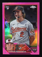 Gunnar Henderson 2023 Topps Chrome Update Pink Refractors #USC208 RC at PristineAuction.com