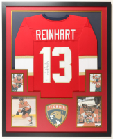 Sam Reinhart Signed Panthers Custom Framed Jersey Display (JSA) at PristineAuction.com