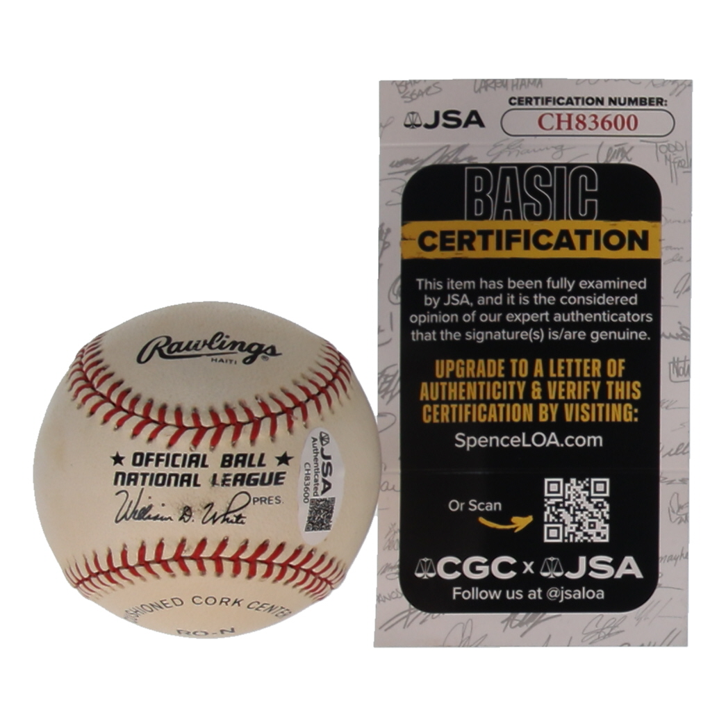 Ralph Kiner Signed ONL Baseball (JSA) at PristineAuction.com Ralph Kiner Signed ONL Baseball (JSA) at PristineAuction.com