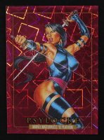 Psylocke 2024 SkyBox Marvel Masterpieces '92 Platinum Pink Lasers #65 #212/992 at PristineAuction.com