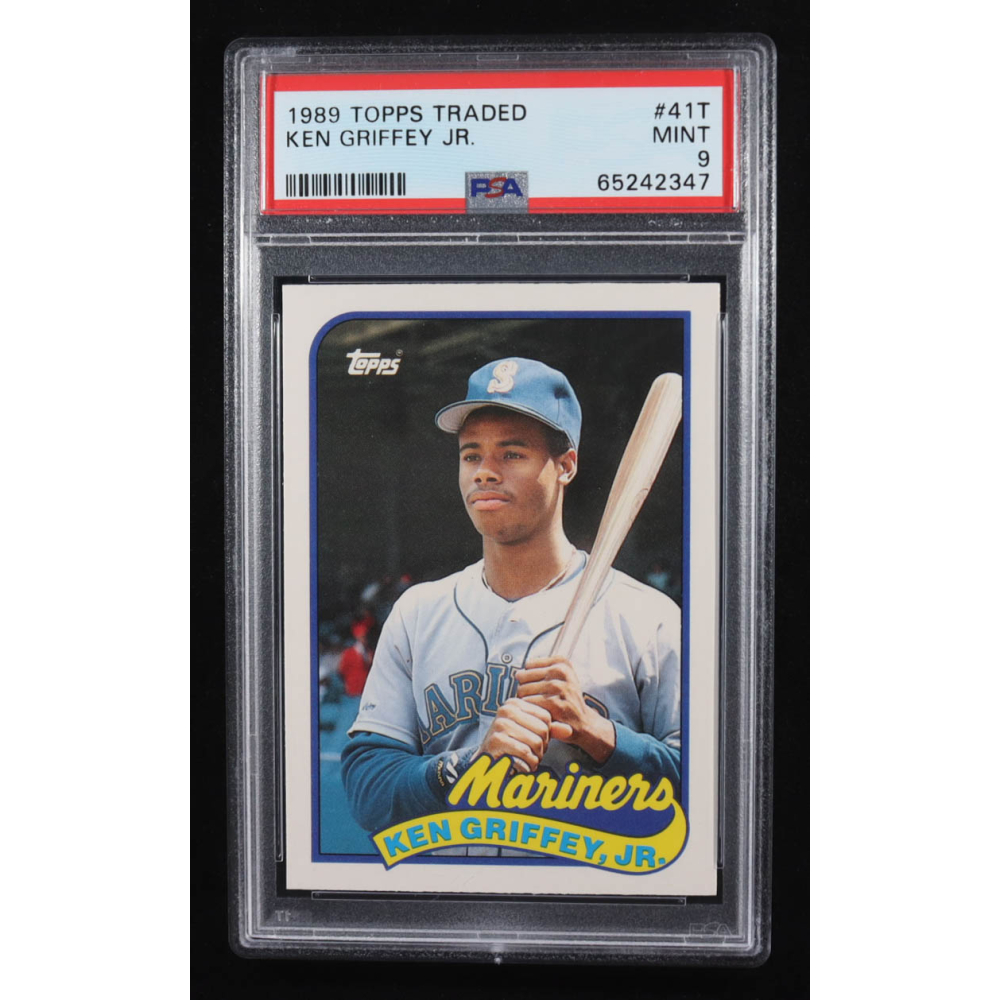 Ken Griffey Jr. 1989 Topps Traded #41T RC (PSA 9) at PristineAuction.com Ken Griffey Jr. 1989 Topps Traded #41T RC (PSA 9) at PristineAuction.com