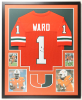 Cam Ward Signed Hurricanes Custom Framed Jersey Display (JSA) at PristineAuction.com