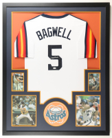 Jeff Bagwell Signed Astros Custom Framed Jersey Display (JSA) at PristineAuction.com
