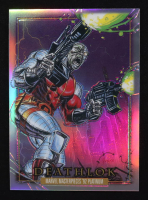Deathlok 2024 SkyBox Marvel Masterpieces '92 Platinum Rainbow #28 at PristineAuction.com