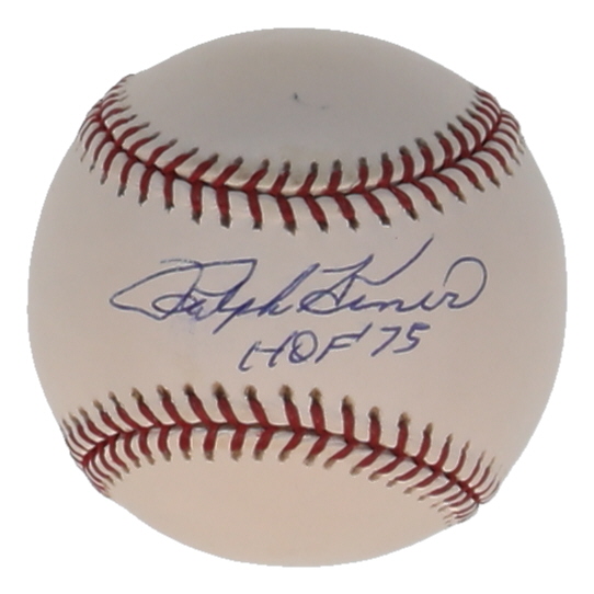 Ralph Kiner Signed OML Baseball Inscribed "HOF '75" (JSA) at PristineAuction.com Ralph Kiner Signed OML Baseball Inscribed "HOF '75" (JSA) at PristineAuction.com
