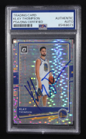 Klay Thompson 2020-21 Panini Prizm Donruss Optic Trading Card #49 (PSA | Autograph Grade PSA Authentic) at PristineAuction.com