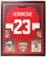Carter Verhaeghe Signed Panthers Custom Framed Jersey Display (JSA) at PristineAuction.com