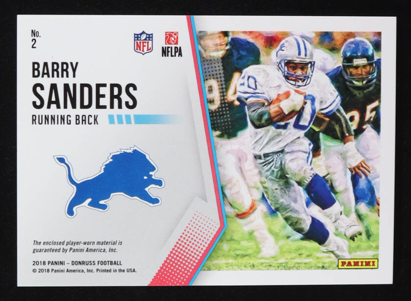 Barry Sanders 2018 Donruss Canton Kings #2 #73/99 at PristineAuction.com Barry Sanders 2018 Donruss Canton Kings #2 #73/99 at PristineAuction.com