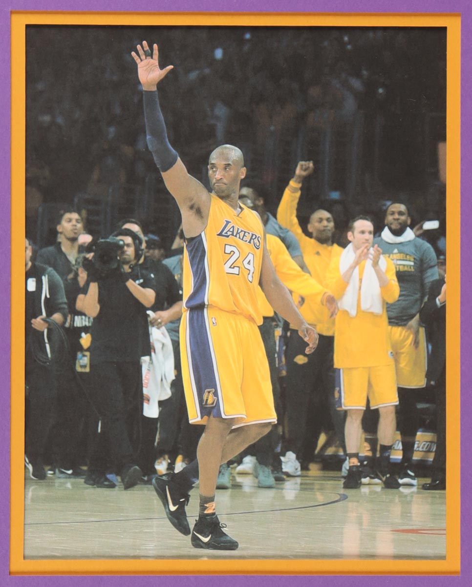 Kobe Bryant Signed Lakers Custom Framed Jersey Display (PSA) at PristineAuction.com Kobe Bryant Signed Lakers Custom Framed Jersey Display (PSA) at PristineAuction.com