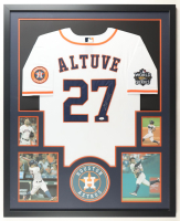 Jose Altuve Signed Astros Custom Framed Jersey Display (JSA) at PristineAuction.com