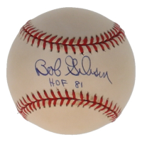 Bob Gibson Signed ONL Baseball Inscribed "HOF 81" (JSA) at PristineAuction.com