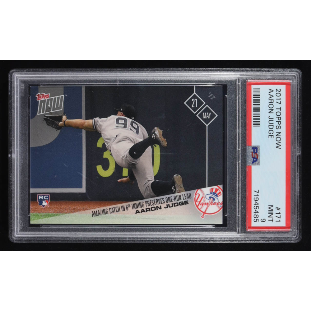 Aaron Judge 2017 Topps Now #171 RC (PSA 9) at PristineAuction.com Aaron Judge 2017 Topps Now #171 RC (PSA 9) at PristineAuction.com