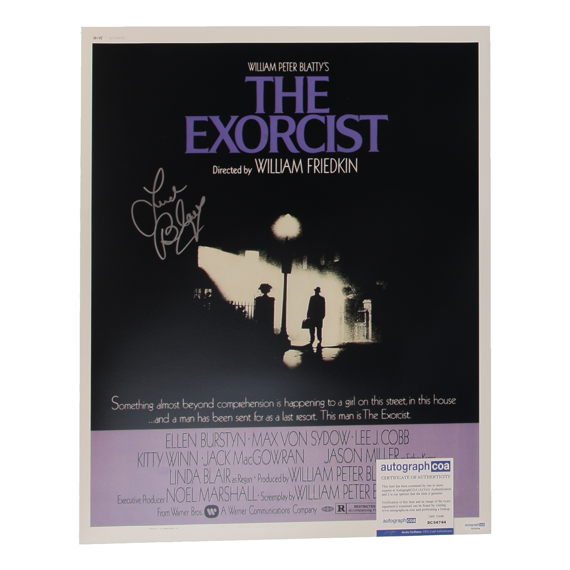 Linda Blair Signed "The Exorcist" 16x20 Poster (ACOA) at PristineAuction.com Linda Blair Signed "The Exorcist" 16x20 Poster (ACOA) at PristineAuction.com