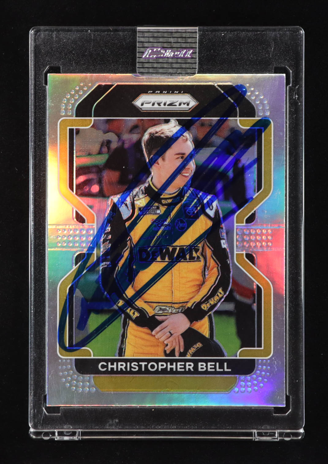 Christopher Bell Signed 2022 Panini Prizm Prizms Silver #43 (PA) at PristineAuction.com Christopher Bell Signed 2022 Panini Prizm Prizms Silver #43 (PA) at PristineAuction.com