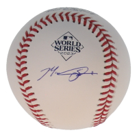 Max Scherzer Signed 2023 World Series Baseball (MLB & Fanatics) at PristineAuction.com