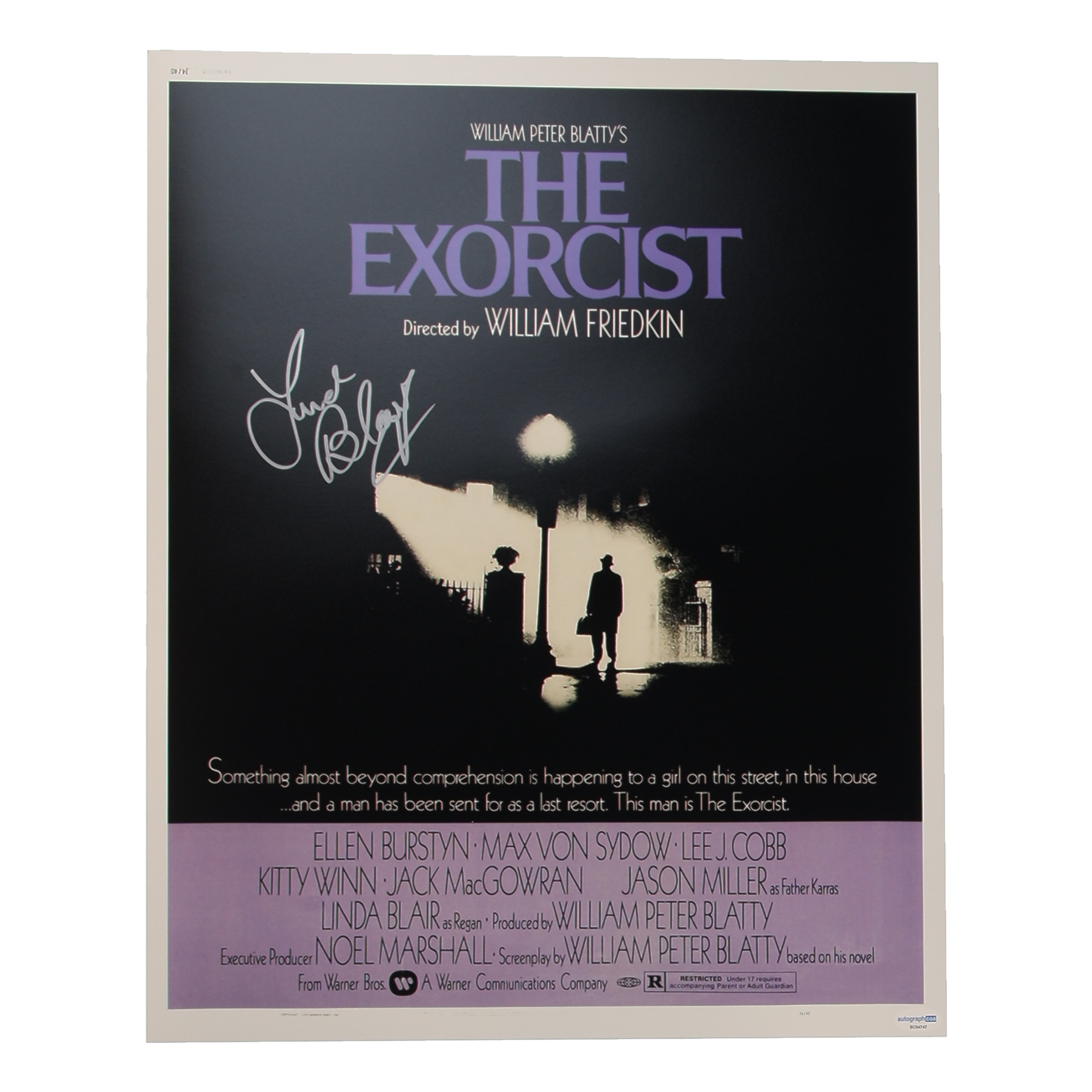 Linda Blair Signed "The Exorcist" 16x20 Poster (ACOA) at PristineAuction.com Linda Blair Signed "The Exorcist" 16x20 Poster (ACOA) at PristineAuction.com