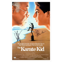 Ralph Macchio & William Zabka Signed "The Karate Kid" 16x24 Movie Poster (CA) at PristineAuction.com