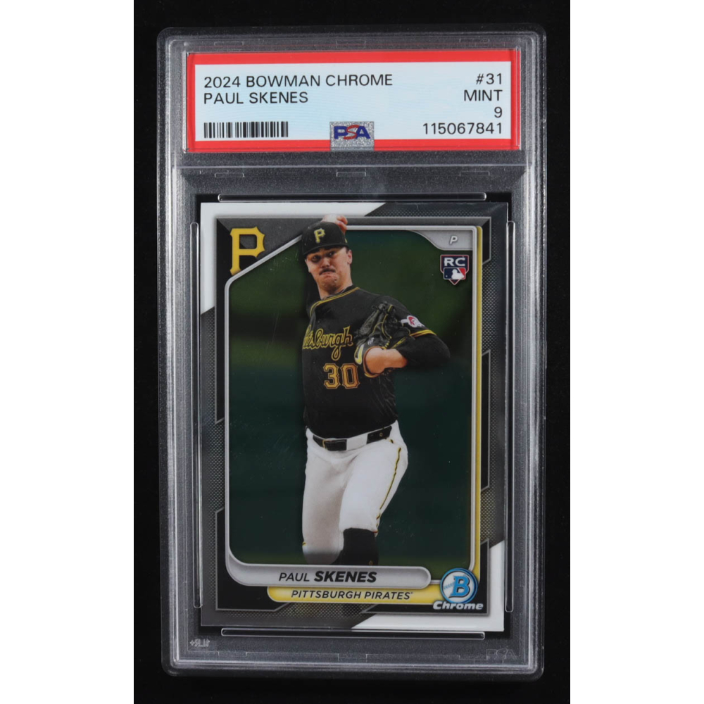 Paul Skenes 2024 Bowman Chrome #31 RC (PSA 9) at PristineAuction.com