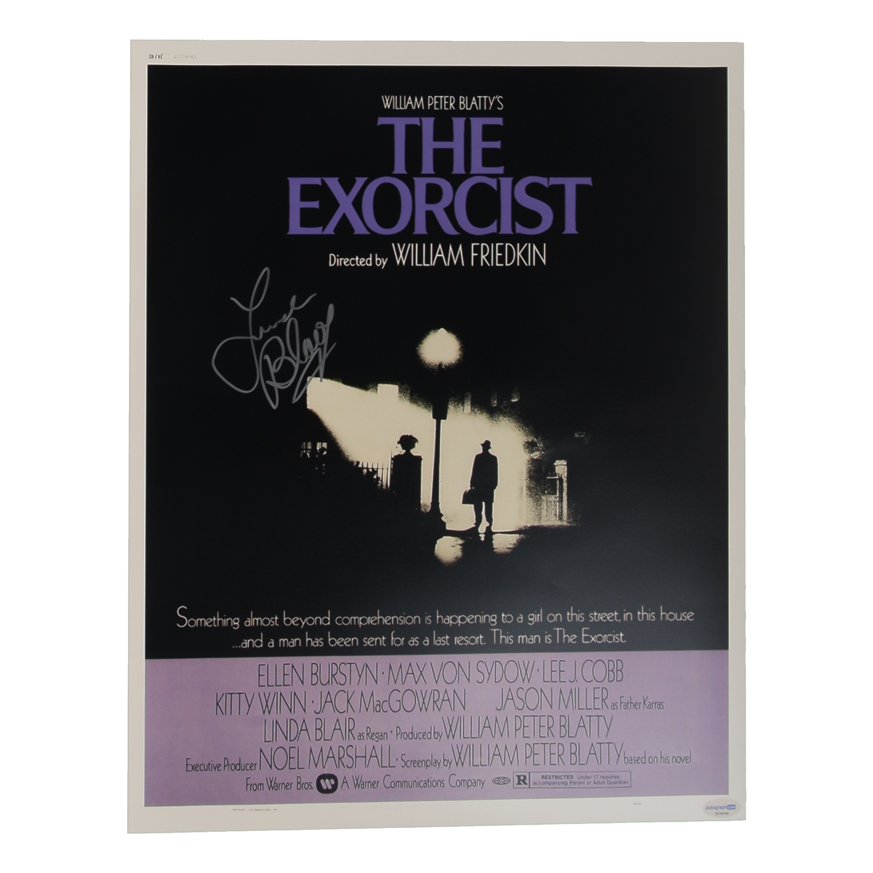 Linda Blair Signed "The Exorcist" 16x20 Poster (ACOA) at PristineAuction.com Linda Blair Signed "The Exorcist" 16x20 Poster (ACOA) at PristineAuction.com