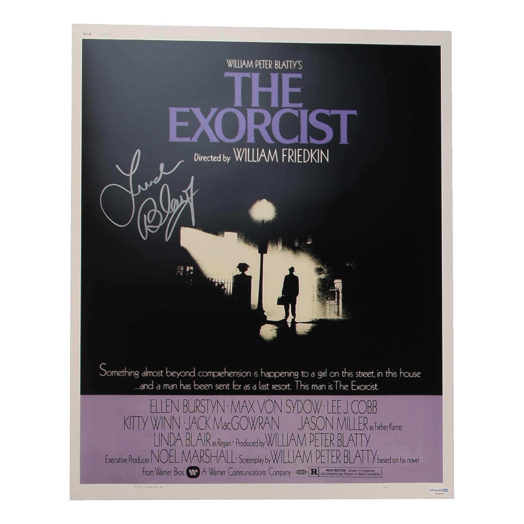 Linda Blair Signed "The Exorcist" 16x20 Poster (ACOA) at PristineAuction.com Linda Blair Signed "The Exorcist" 16x20 Poster (ACOA) at PristineAuction.com