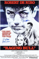 Robert De Niro & Jake LaMotta Signed "Raging Bull" 16x24 Movie Poster Inscribed "Raging Bull" (CA) at PristineAuction.com