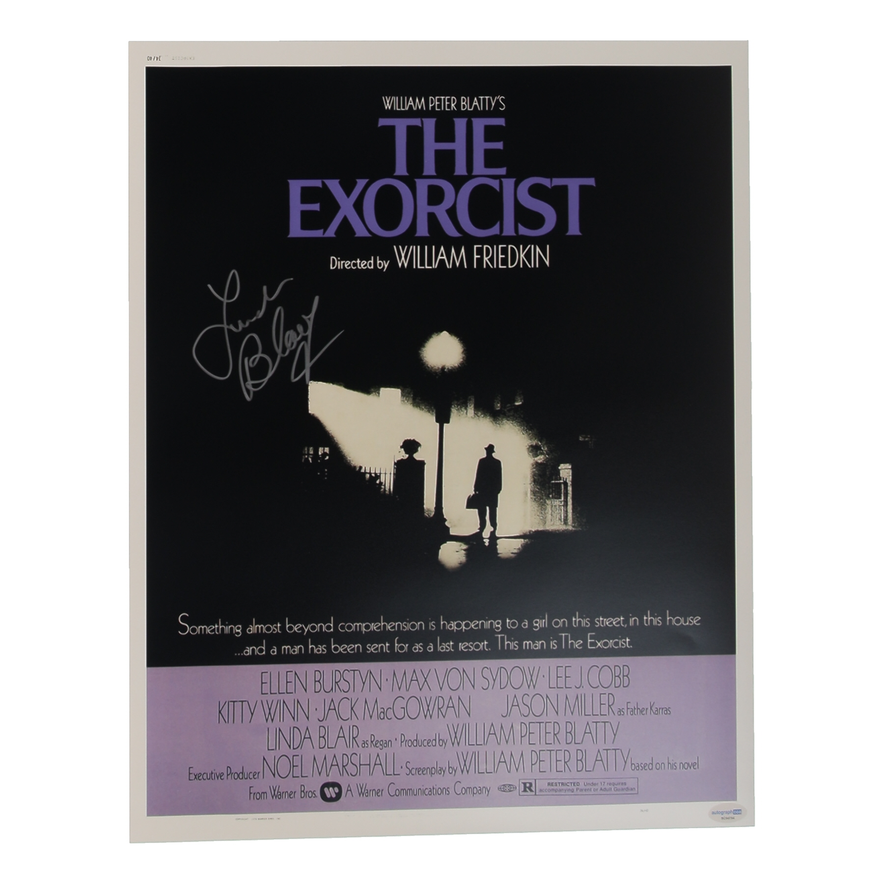 Linda Blair Signed "The Exorcist" 16x20 Poster (ACOA) at PristineAuction.com Linda Blair Signed "The Exorcist" 16x20 Poster (ACOA) at PristineAuction.com