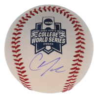 Christian Moore Signed 2024 NCAA Championship Baseball (Beckett) at PristineAuction.com