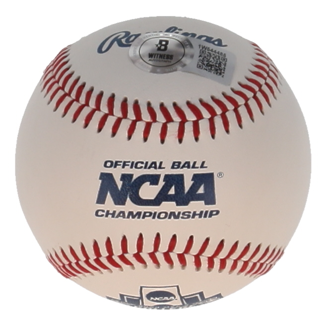 Christian Moore Signed 2024 NCAA Championship Baseball (Beckett) at PristineAuction.com Christian Moore Signed 2024 NCAA Championship Baseball (Beckett) at PristineAuction.com