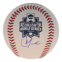 Christian Moore Signed 2024 NCAA Championship Baseball (Beckett) at PristineAuction.com