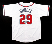 John Smoltz Signed Jersey Inscribed "HOF 15" (Beckett) at PristineAuction.com