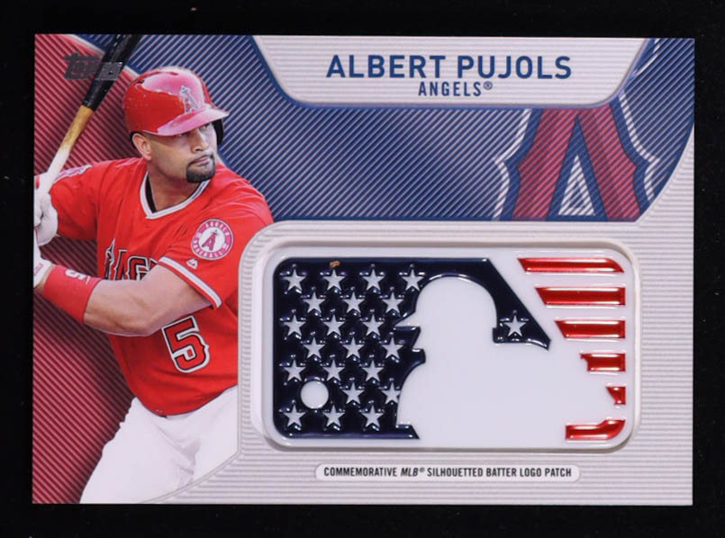 Albert Pujols 2017 Topps Independence Day MLB Logo Patch #IDMLAP at PristineAuction.com Albert Pujols 2017 Topps Independence Day MLB Logo Patch #IDMLAP at PristineAuction.com