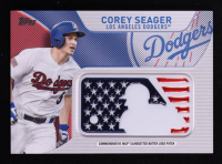 Corey Seager 2017 Topps Independence Day MLB Logo Patch #IDMLCS at PristineAuction.com
