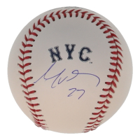 Mark Vientos Signed OML Baseball (Beckett) at PristineAuction.com