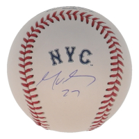 Mark Vientos Signed OML Baseball (Beckett) at PristineAuction.com